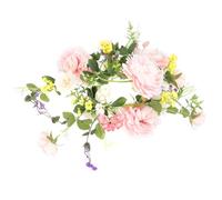 DOITOOL Artificial Rose Vine Flower Arch Flexible Plastic Wedding Arch Flower Vine Gorgeous Elegant Assorted Color for Wedding Decorations