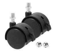 DOITOOL Baby Chair Replacement Caster Wheels with Brake for Infant Bath Mobility Accessories, Sturdy Universal Swivel Plastic Wheels with Locking Function, 4pcs Set for Baby Bathing