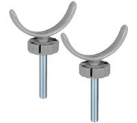 DOITOOL Baby Gate Extender Y Shaped Stair Banister Adaptors for Baby Gate Stair Spindles Rods Replacement Parts Extensions Accessory Kit,Silver 12 * 8 * 1.5cm