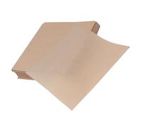 DOITOOL Baking Paper Sheets Multi-Function 200pcs Khaki 20cm Square Non-Stick Parchment Paper Liners Easy to Use for Oven Use Comfortable for Pizza Cookies and BBQ