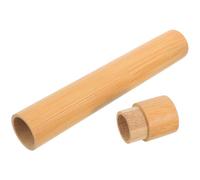 DOITOOL Bamboo Mailing Tubes with Caps for Documents and Maps, Crush Proof Cylindrical Poster Shipping Tube Preventing Creases, for Longdistance Postal Shipping and Storage