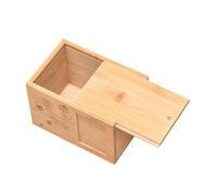 DOITOOL Bamboo Pet Bone Ash Container Mini Cremation Urn for Dog Cat Cinerary Storage Box Non-windowed Memorial Tank Suitable for Pet Ashes