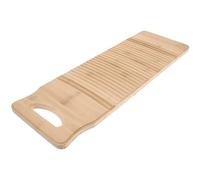 DOITOOL Bamboo Washboard Laundry Washboard Anti-slip Thickened Natural Bamboo Scrubbing Board Won't Hurt Your Hands Sturdy Cleaning Tool for Home Shop Accessories