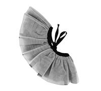 DOITOOL Black and White Renaissance Neck Ruff Detachable Mesh Clown Collar Lightweight Breathable Costume Accessory for Cosplay Spring Summer Wear