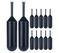 DOITOOL Black Ink Roller Stamp Refills with 2 Ml Capacity 12pcs Plastic Material Minimalist and Modern Style for Identity Protection and Privacy Protection for Bills and Address Labels