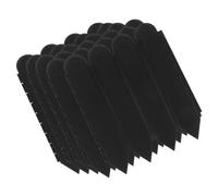 DOITOOL Black Plastic Garden Fence Panel for Outdoor Decorative Border Edging, Easy to Install Small Fence for Home and Garden Decoration, Protects Plants, Fruits, Trees, and Shrubs