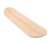 DOITOOL Blank Skateboard Deck Maple Double Tail Skateboard, Natural Wood Great for Art Painting Wall Decoration, 16. 9x4. 9inch
