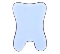 DOITOOL Blue Crystal Gua Sha Scraping Instrument Quadrilateral Facial Massage Scraper with Cooling Effect Enhanced Skincare Absorption for Daily Facial Care and Travel