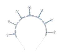 DOITOOL Bohemian Style Headband Beaded Headband Rhinestone Star Bohemian for Weddings Bachelorette Parties and Celestial Themed Events Women Jeweled Headpiece