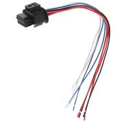 DOITOOL Brake Light Harness 8 Pin Rear Tail Light Wiring Harness Socket for Car, Black Abs, Waterproof Signal Transmission Random Color