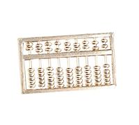 DOITOOL Brass Abacus Pendant Key Ring Ornament for Keychain DIY Retro Keychain Adornment for Parties and Personal Collections Durable and Compact Design