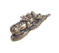 DOITOOL Brass Mythical Beast Keychain Pendant, Retro Creature Ornament Key Ring, DIY Craft Small Hanging Charm for Jewelry Making and Novelty Accessories