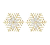 DOITOOL Brooch Fashion 2pcs Alloy for Women Elegant Shaped Snowflake Material with Practical Clip on Collar Feature, Comfortable to Wear Accessory for Seasons