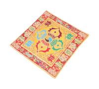 DOITOOL Buddha Sound Bowl Cushion with Dual-layer Brocade Silk Cloth, Compact and Lightweight Design, Convenient to Store and Carry, Suitable for Meditation and Religious Sound Bowls