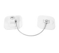 DOITOOL Cabinet Lock Refrigerator Safety Lock Punch-Free Installation with Combination Code Multi-Function Security for Household White Square