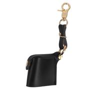 DOITOOL Camera Film Roll Keychain Portable Film Holder Bag Pu Material Easy to Carry with Hook for Hiking and Urban Environments Black