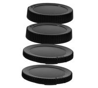 DOITOOL Camera Lens Guard 4pcs Black Rear Lens Caps Protective Cover Easy Install