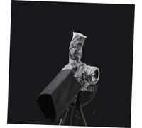DOITOOL Camera Rain Cover with Lens Protector and Drawstring Arm Guards Transparent Flexible Protective Cover for DSLR Cameras and Flashes Outdoor Use