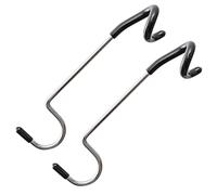 DOITOOL Camping Light Hooks Easy to Remove Stainless Steel 2pcs with Anti-Skid Rubber Grip Tent Lantern Hangers for Travelling and Outdoor Camping