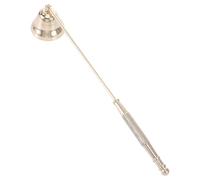 DOITOOL Candle Snuffer Wick Dipper Iron Extinguisher Bell Shape Golden Candle Accessory and Cutting Spent Wicks for Weddings and Parties