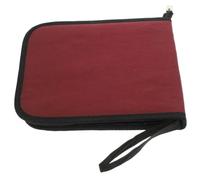 DOITOOL Canvas Pen Bag for Students and Artists Elastic Loops | Portable Storage for Watercolor Brushes and Markers, Special Slots, Simple Elegant Pattern, On-the-go Sketching Random Color