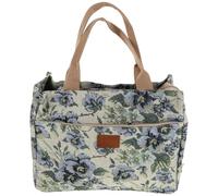 DOITOOL Canvas Tote Bag with Zipper - Large Capacity Handbag Grocery Tote Bag for Women Lady Shopping Casual Leisure Vacation Work Gym