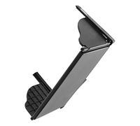 DOITOOL Car Navigation Sun Hood Gps Sun Shade Visor in Black Abs and PC Material with Easy Installation and Reduced Reflections for Increased Visibility and Button Use, for Vehicle