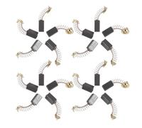 DOITOOL Carbon Brushes Carbon Brush Kit 20pcs for Electric Motor Replacement with Spring Wire Reduces Commutation Sparks for Power Tools, Industrial Equipment, and Electric Devices