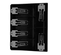 DOITOOL Cash Register Drawer Tray 6 Compartments Money Organizer with Metal Clips Cash Drawer Insert for Shop Counter for Coin and Bill Storage