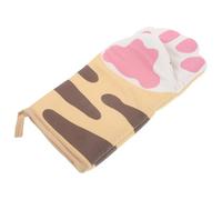 DOITOOL Cat Paw Oven Mitts Double Kitchen Oven Gloves Heat Resistant Women Gloves for Cooking Baking Microwave