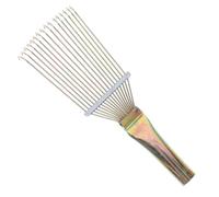DOITOOL Cattle Hair Brush Iron Grooming Rake with Fine Grinding Iron Comb Tooth Fit The Skin for Shaving and Combing on Cattle and Donkey