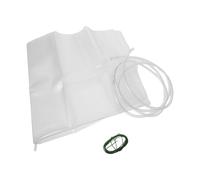 DOITOOL Ceiling Leak Tarp Kit Flexible Water Diverter Drain Funnel Heavy Duty Plastic Environmental Degradation Resistant Efficient Drainage with Drain Hose for Patio Rain Collector Setup