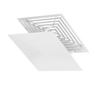 DOITOOL Central Windshield Deflector Air Vent Baffle White Panel for Ceiling Vent