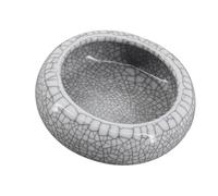DOITOOL Ceramic Ink Dish Brush Washer for Calligraphy Small Green Crackle Glaze Ink Bowl for Traditional Chinese Painting