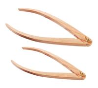 DOITOOL Ceramic Measure Caliper for Accurate Transfer Measurements outside Calipers Wooden 2pcs Easy to Handle Clay Carving Measuring Tool for Sculpture and Modeling