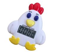 DOITOOL Chicken-shaped Kitchen Countdown Timer with Loud Alarm Electronic Mechanical Reminder Device with Battery for Home Office Student Study and Baking Management