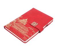 DOITOOL Chinese Style Planner Notepad with Buckle Multi Function Schedule Notepad for Daily Journaling Office School Use for Festivals