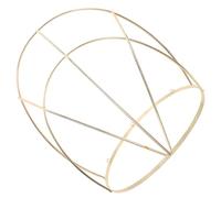 DOITOOL Chinese Traditional Hanfu Hair Crown Frame Metal Headdress Making Accessory DIY Base Stand for Three-Tier Crowns, Gold Electroplated Display Rack Suitable for Wedding and Festival