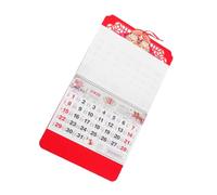 DOITOOL Chinese Wall Calendar Year of Horse Sturdy Paper Hanging Lunar Year Decorations Spring Festival Decor Artistic Wall Planner for Home Office