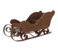 DOITOOL Christmas Sleigh Ornament for Desktop Decoration with Smooth Edges and Compact Design, Mini Classical Plastic Sleigh for Christmas Activities and Kitchen Holiday Decor