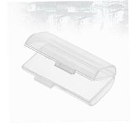 DOITOOL Clear Portable Hard Plastic Aaa Battery Case Holder for x Aaa Batteries Lightweight and Compact Storage Box for Organizing and Protecting