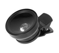 DOITOOL Clip-on Phone Camera Lens 37mm 0.45x Wide Angle 49mm Uv Macro Lens Clamp, Universal Compatible for Smartphones, Black Multipurpose Mobile Photography Accessory for Travel and Outdoor