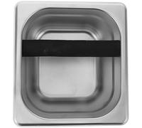DOITOOL Coffee Knock Box with Ample Storage Space 1.5l Capacity Stainless Steel and Easy to Maintain Design for Coffee Station and Office Use