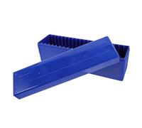 DOITOOL Coin Holder Reusable Coin Protection Case Multi Use Display Box Blue for Exhibitions and Storage