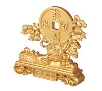 DOITOOL Copper Feng Shui Wealth Bonsai Tree with Ancient Chinese Coins Prosperity Ornament for Home Office Use Lucky Money Tree for Financial Luck and Fortune Enhancement