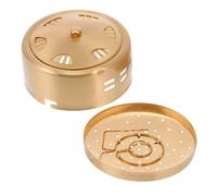 DOITOOL Copper Moxibustion Holder Moxa Therapy Box with Anti-Drop Function and Smooth Texture, Portable Moxa Stick Container for Home Use and Acupuncture Treatment
