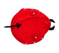 DOITOOL Costume Warm Dogs Plush for Halloween Pet and Puppies Red Three-dimensional Devil Outfit Comfortable Pet Clothes for Halloween Party