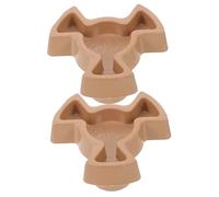 DOITOOL Coupler Support 2pcs Turntable Parts Oven Microwave Replacement Plastic Shaft for Microwave Tray Holder with Turntable Motor Coupler for Kitchen Appliances