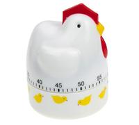DOITOOL Creative Cartoon Chicken Kitchen Timer Plastic Mechanical Cooking Countdown for Baking Boiling Eggs Study Fitness Daily Use