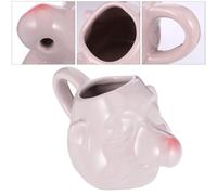 DOITOOL Creative Ceramic Egg Yolk Extractor Separator in Bogeyman Dwarf Shape Kitchen Cooking Gadget for Egg White and Yolk Division White Food-Grade Ceramic for Home Use